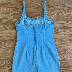 Corset denim dress